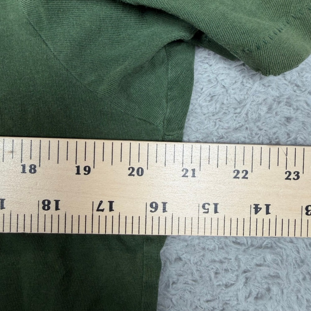 VTG Y2K Aeropostale Mens Olive Green A87 New York Graphic T-Shirt Regular Fit M - Picture 7 of 9